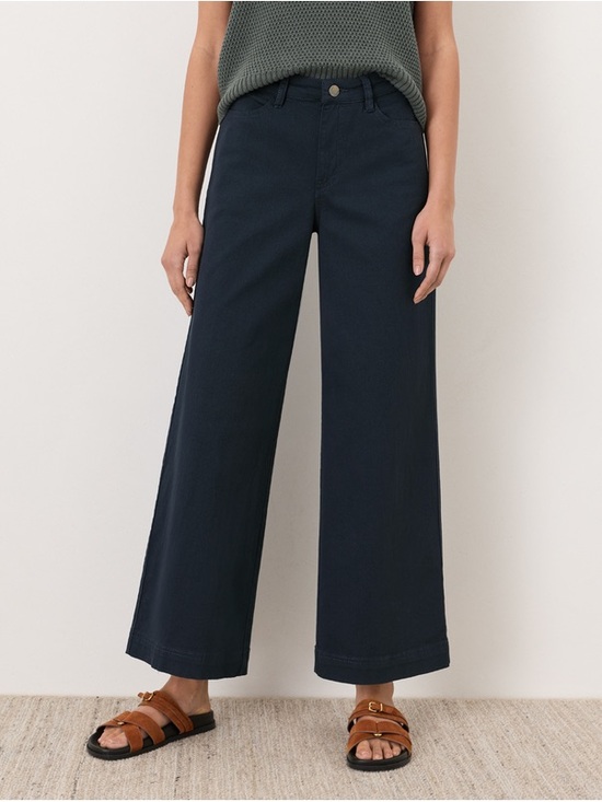 Pact Pants - Pact Wide Leg Pants in Navy